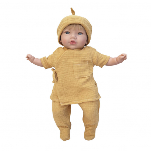 Muñeca de 42 cm Cloe BOBBLE mostaza