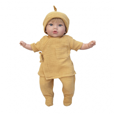 Muñeca de 42 cm Cloe BOBBLE mostaza