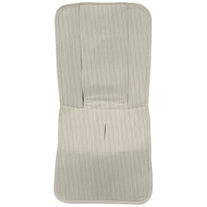 Colchoneta Recta Villela Milán Rayas Tostado