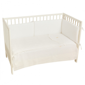 Edredón y Protector Bimbidreams 120x60 Cloud Blanco