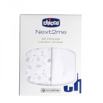 Conjunto sábanas Chicco Next2Me Confetti