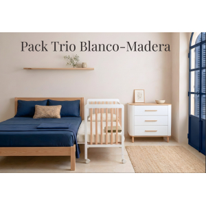 Micuna Pack Trio Blanco Madera