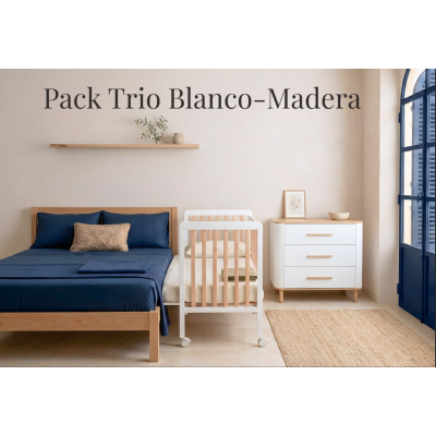Micuna Pack Trio Blanco Madera