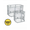 Cuna evolutiva Waldin 7 en 1 gris