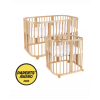 Cuna evolutiva Waldin 7 en 1 color madera natural