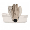 Cochecito Duo Balios S LUX BLK con Capazo Plegable Cybex Almond Beige