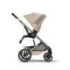 Cochecito Duo Balios S LUX BLK con Capazo Plegable Cybex Almond Beige