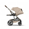 Cochecito Duo Balios S LUX BLK con Capazo Plegable Cybex Almond Beige