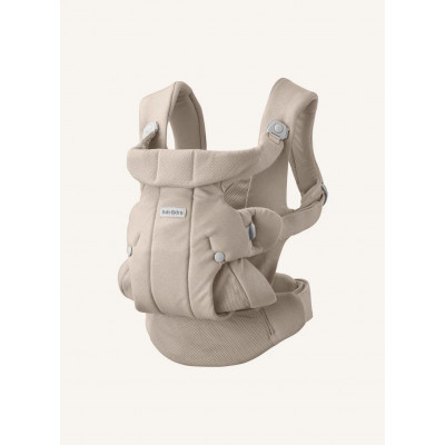 Mochila Porta Bebé Hold BabyBjörn Material: Woven, color Gris Arena