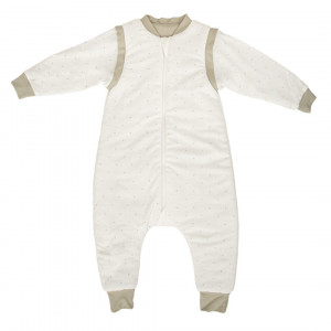Saco Pijama con Mangas y Pies Bimbidreams Cornelia Blanco Verde 85 cm TOG 2,5