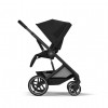 Cochecito Duo Balios S LUX BLK con Capazo Plegable Cybex Moon Black
