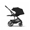 Cochecito Duo Balios S LUX BLK con Capazo Plegable Cybex Moon Black