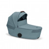 Cochecito Duo Balios S LUX BLK con Capazo Plegable Cybex Stormy Blue