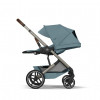 Cochecito Duo Balios S LUX BLK con Capazo Plegable Cybex Stormy Blue