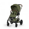 Cochecito Duo Balios S LUX BLK con Capazo Plegable Cybex Moss Green