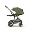 Cochecito Duo Balios S LUX BLK con Capazo Plegable Cybex Moss Green