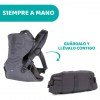 Mochila Portabebés Chicco Easy Fit Moon Grey