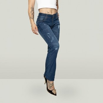 Jeans Broken Azul - Pack 6 unidades.