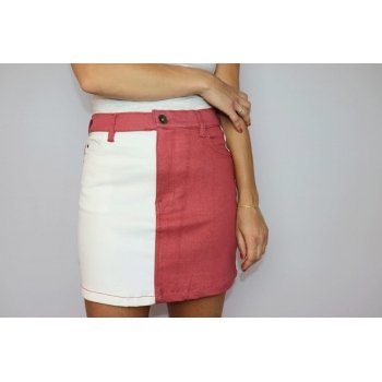 Falda Bicolor Roja - Pack 3 unidades.