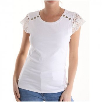 Camiseta de encaje