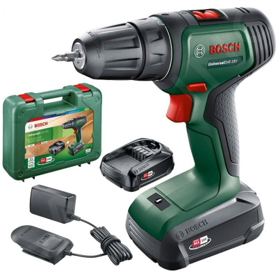 Taladro Percutor BOSCH UniversalDrill Inalámbrico 18 V