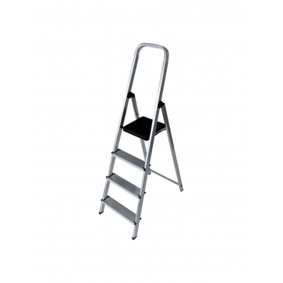 Escalera domestica de aluminio 4 peldaños edm