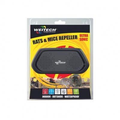 Ahuyentador Ultrasónico De Ratas Y Ratones Weitech