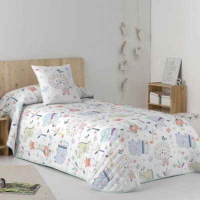 Colcha Bouti Reversible Clk Jungla Cama 90