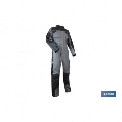 Mono De Trabajo Biro 280gms/m Gris-negro T-l