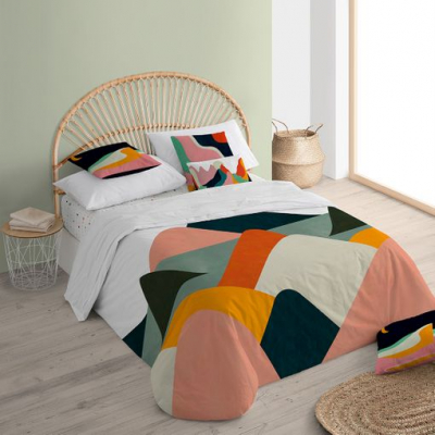 Funda Nórdica Con Botones 100% Algodón Sahara / 105 (180x220 Cm)