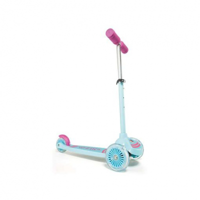 Patinete Maxi Scooter Rosa 3 Ruedas Con Luces 56 Cm