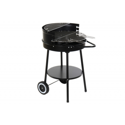 BARBACOA METAL PLASTICO 59X49,5X82 NEGRO