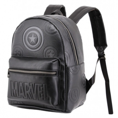 Bolso Mochila Capitán América Marvel Negra