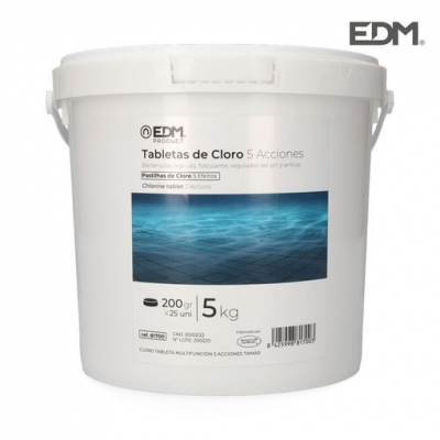 Cloro EDM Fusion Multifunción Tabletas 5 kg