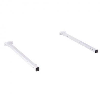 Cofan Tendedero De Pared Abatible | Juego De 2 Soportes | Aplicación Hasta 150 Cm | Incluye Tornillos Y Tacos | Longitud: 50,5 Cm