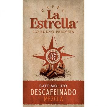 Café Molido Mezcla Descafeinado 50/50 La Estrella 250gr