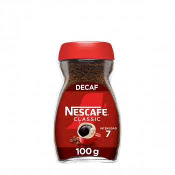 Café Soluble Descafeinado Nescafé 100grs