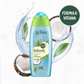 La Toja Naturals Gel de Ducha con Agua De Coco Y Té Verde 550ML