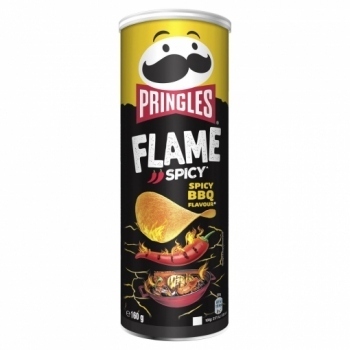 Pringles Flame Spicy BBQ 165Grs