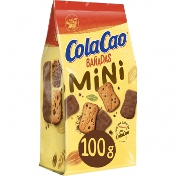 ColaCao Bañadas Mini Galletas 100Grs
