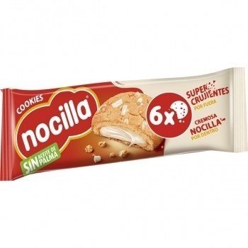 Nocilla Galletas Cookies Avellanas Blanca 120Grs