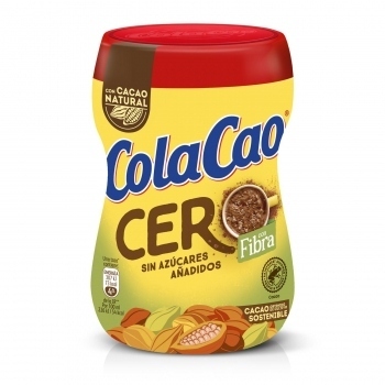 ColaCao Original Cero Azúcar Con Fibra 325Grs