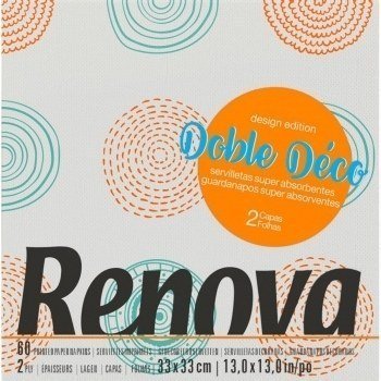 Renova Servilletas Doble Déco 33x33 60U