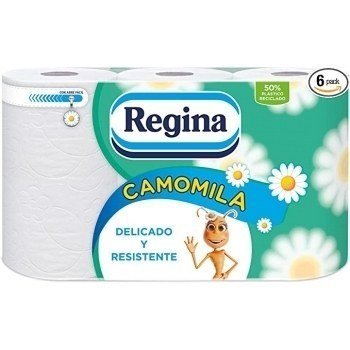 Papel Higiénico Regina Camomila 3 Capas 6 Rollos