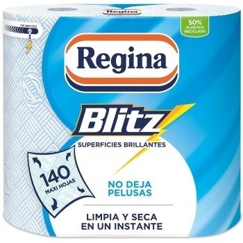 Rollo de Cocina Regina Blitz 2R 140 Maxi Hojas