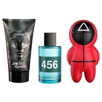 Estuche El Juego del Calamar Colonia 100ML + Gel Ducha 150ML + Figura Antistress