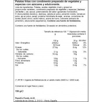 Patatas Fritas Lays Campesinas 133Grs