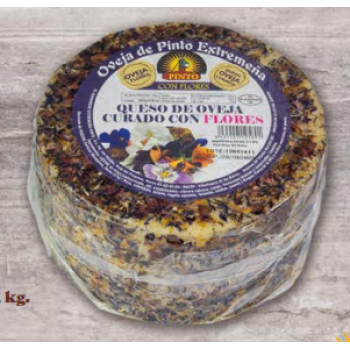 Queso Oveja Pinto Gran Reserva Con Flores