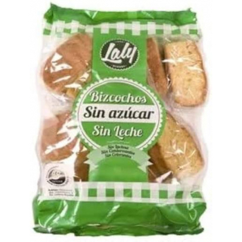 Bizcochos sin Lactosa sin Azúcar sin Leche Laly 450g. Desayuno y dulces Bolleria
