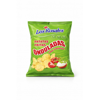 Patatas fritas Onduladas Sabor Campesina Los Rosales 140g Aperitivos